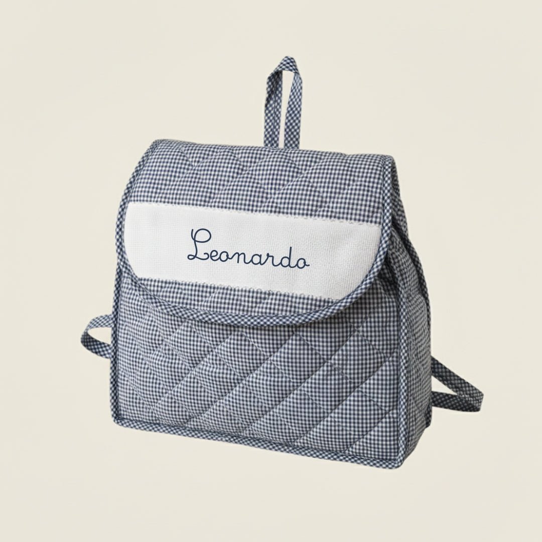 Zainetto blu in cotone - Piccino store